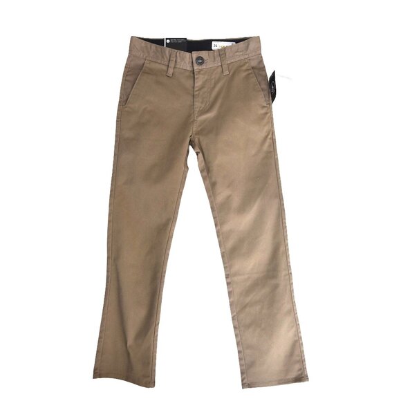NWT Volcom Youth Straight Chino Skate Pants 24 - Picture 1 of 8